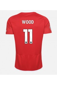 Nottingham Forest Chris Wood #11 Jalkapallovaatteet Kotipaita 2023-24 Lyhythihainen